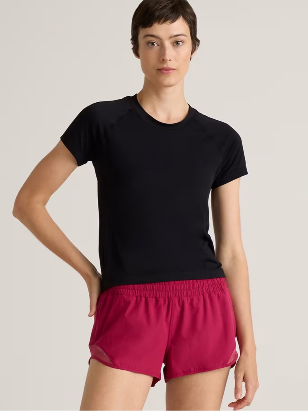 Seamless Waist-Length Tee